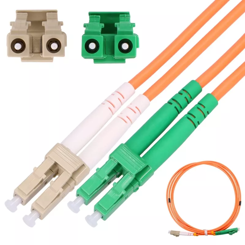 Patchcord Extralink LC/UPC - LC/APC Multimodo OM2 Dúplex 3 mm 2 m