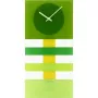 NeXtime Reloj de pared 2855gn Bold Stripes, 19 x 38 cm, pared, verde