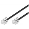 Cable telefónico Microconnect MPK182 RJ-11 RJ-11 2m negro