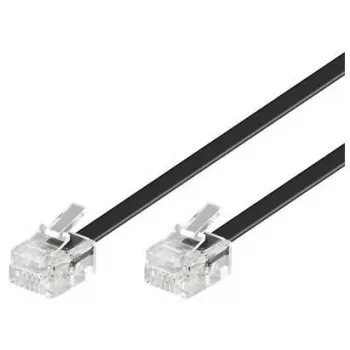 Cable telefónico Microconnect MPK182 RJ-11 RJ-11 2m negro