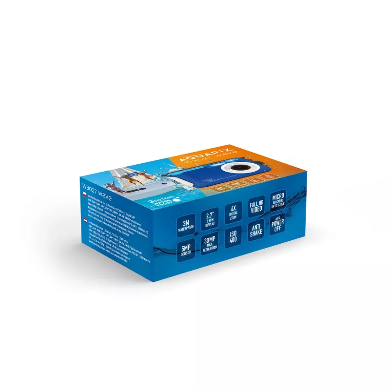 Cámara compacta Easypix W3027 Wave 5 MP 1280 x 720 Píxeles Azul
