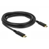 Cable USB DeLOCK 83325 USB 2.0 3 m USB-C negro