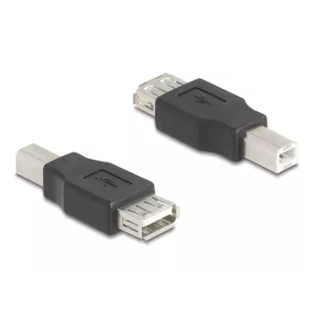 Adaptador de cable DeLOCK 67199 USB Type-B a Type-A negro