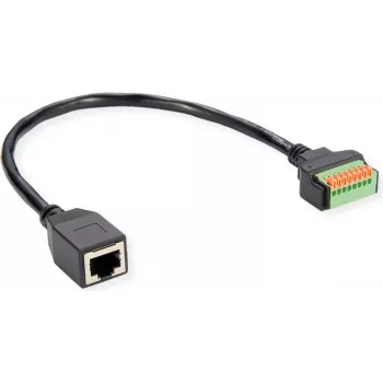ROLINE adaptador de cable RJ45 BU - bloque de conexión por presión - adaptador - red (12.02.1172)