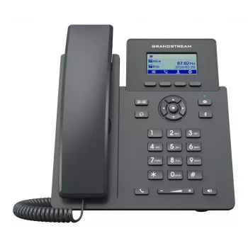 Grandstream Networks GRP2601P Teléfono IP Negro 2 líneas LCD