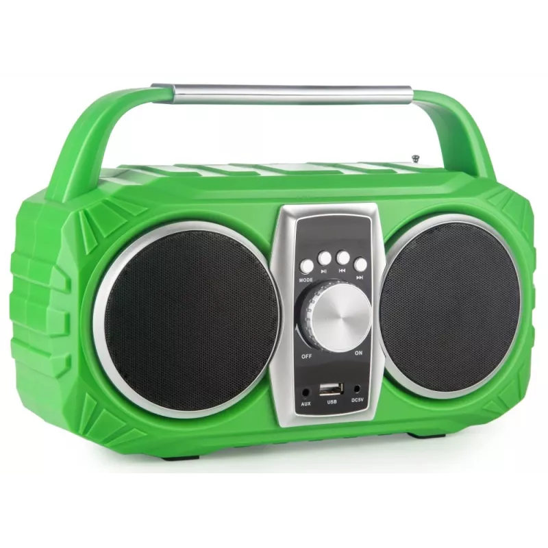 Radio despertador PRIME3 Prime3 APR71GR Neon — despertador con radio FM y pantalla LED
