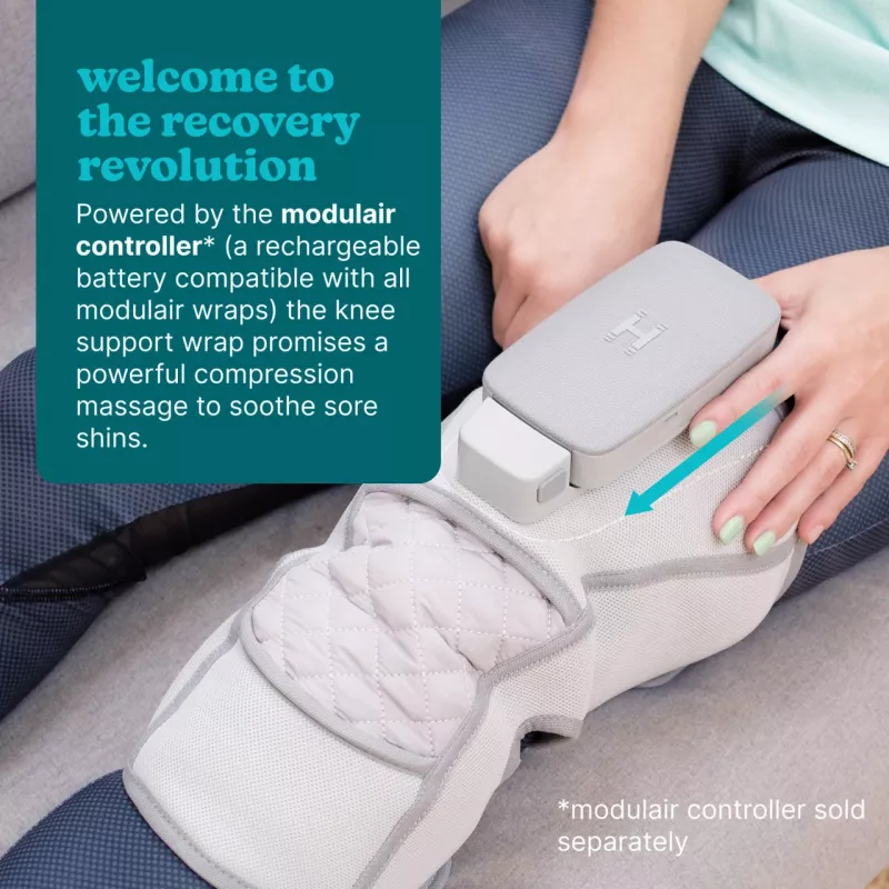 Rodillera ajustable HoMedics SR-CMK10H — termoterapia para el dolor de rodilla, ajuste regulable