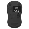Savio MB-03 ratón óptico inalámbrico, receptor USB de 2,4 GHz, 1000 DPI, 3 botones, pila AA, 99x60x39 mm, 51 g, negro