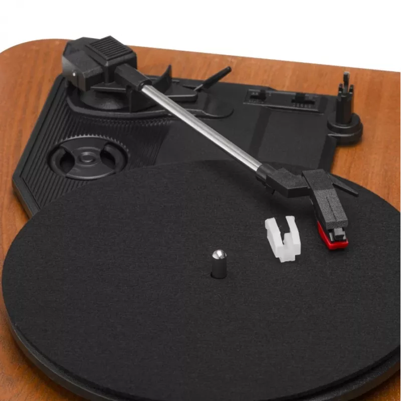 Adler AD 1914e tocadiscos con USB, Bluetooth, 33 1/3 y 45 rpm, cápsula cerámica, altavoces integrados de 2x0,8 W, salida RCA