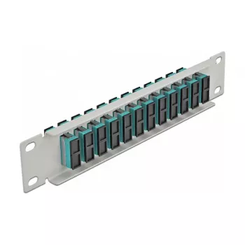 Panel de parcheo de fibra óptica DeLOCK 10