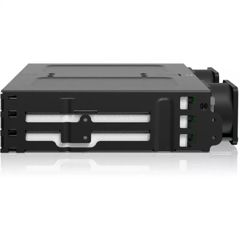 Icy Dock ToughArmor MB118VP-B - carcasa de almacenamiento - 6 x SSD U.2/U.3 NVMe, rack móvil para bahía de 5,25, con SlimSAS SFF-8654 8i - 2.5 (6.4 cm)