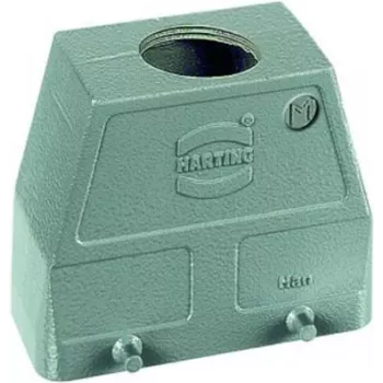 Carcasa Harting Boquilla 19300100427 IP65 con 4x prensaestopas M20