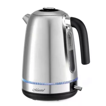 Hervidor de agua Maestro MR-050 con iluminación, plateado 1,7 L