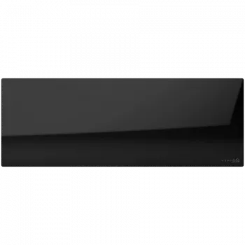 AENO Premium Eco Smart Heater, 700 W, vidrio templado, calefacción infrarroja + convección, pantalla LED, tipo de enchufe: Europa (tipo E/F), NEGRO