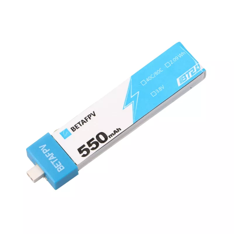 Set de baterías para dron BetaFPV BT2.0 1S pack de 4, 550mAh, 3,8V