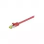 Wentronic Goobay Cable de red Cat.7 S/FTP (PiMF), Rojo, 10 m - LSZH libre de halógenos, cobre, conector RJ45 (91643)