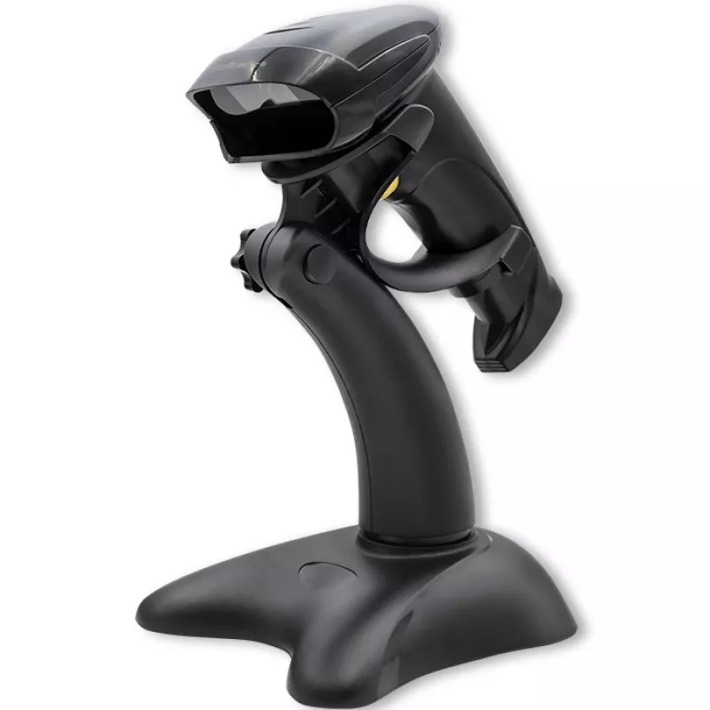 Soporte para escáner de códigos de barras QOLTEC 50855 regulable en altura con base estable