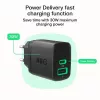 Cargador Green Cell PowerSource Duo30 – 1× USB-A, 1× USB-C, 3A