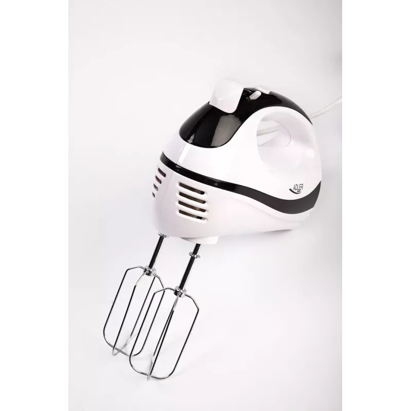 Batidora de mano Adler AD 4205 negra, blanca 300 W