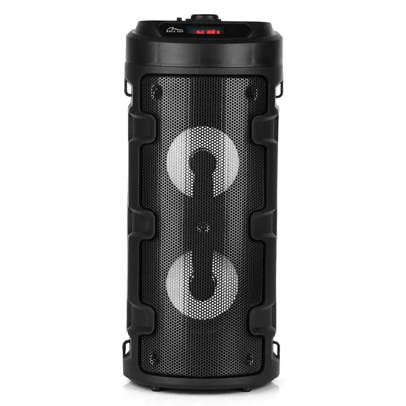 Media-tech Partybox Keg Bt - altavoz estéreo Bluetooth compacto con radio FM, reproductor MP3 MT3165