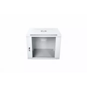 Carcasa rack Digitus DN-W19 09U/450 9U rack de montaje en pared gris claro