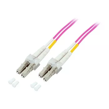 Cable de red de fibra óptica dúplex OM4 (multimodo, 50/125) LC/LC, 10 m, Good Connections® (LW-810LC4)