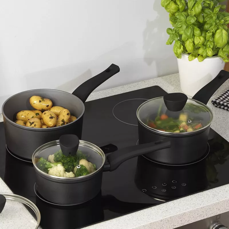 Set de ollas Russell Hobbs RH01706EU, 3 piezas, acabado perlado