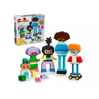 Juguete de construcción LEGO DUPLO 10423 surtido de personas para construir, 71 piezas, a partir de 3 años, figuras de 260 mm de altura