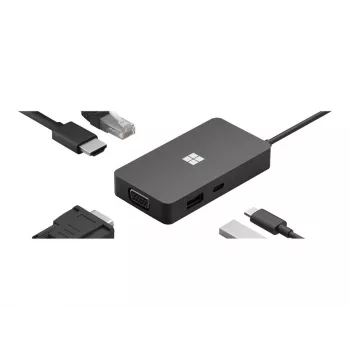 Dock para portátil Microsoft 1E4-00002 negro