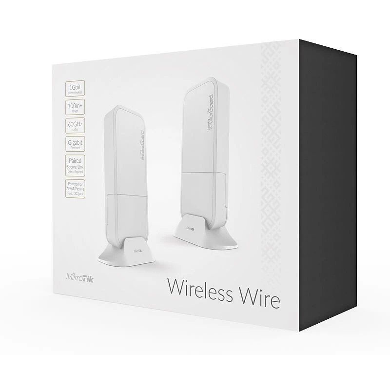 Punto de acceso inalámbrico Mikrotik RBWAPG-60ADKIT 1000 Mbit/s Blanco Power over Ethernet (PoE)