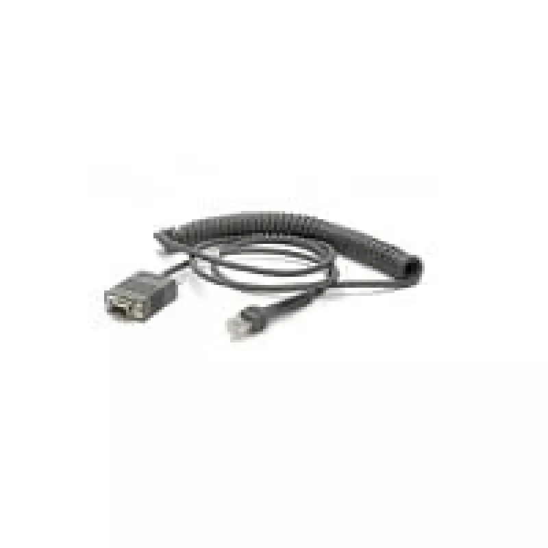 Zebra CBA-RF2-C09ZAR cable serie negro 2,8 m RS232 DB9