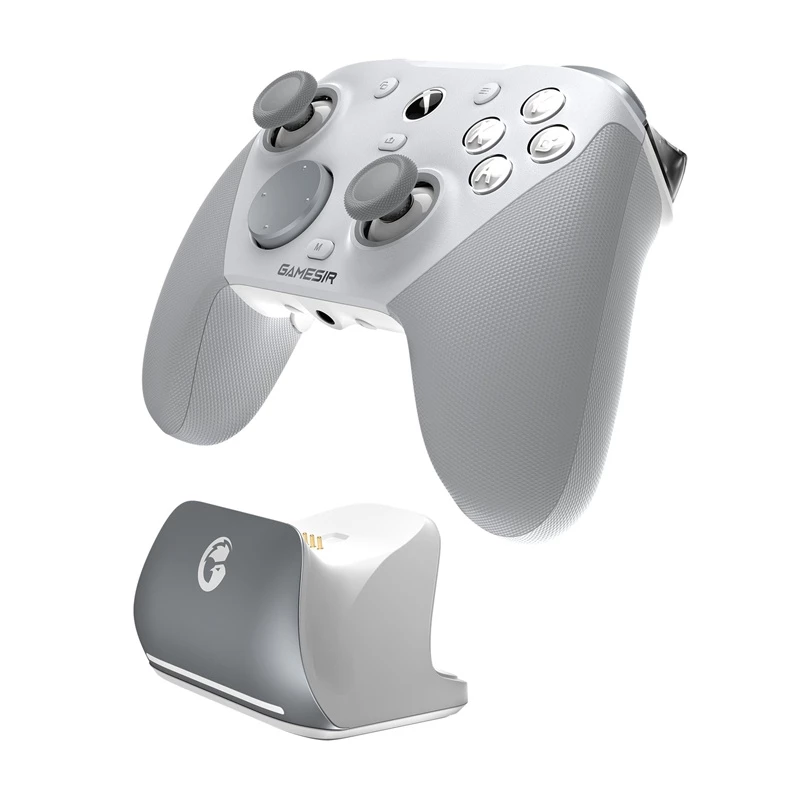 GameSir mando de juegos G7 PRO Mech White – compatibilidad con cable/inalámbrica, diseño ergonómico