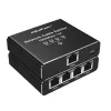 Mini switch Ethernet QOLTEC 52293 1x4 RJ45, splitter de red no gestionado 1 entrada 4 salidas