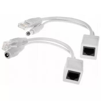 Inyector PoE Extralink de 1 puerto, inyector y divisor PoE, 100 Mb/s