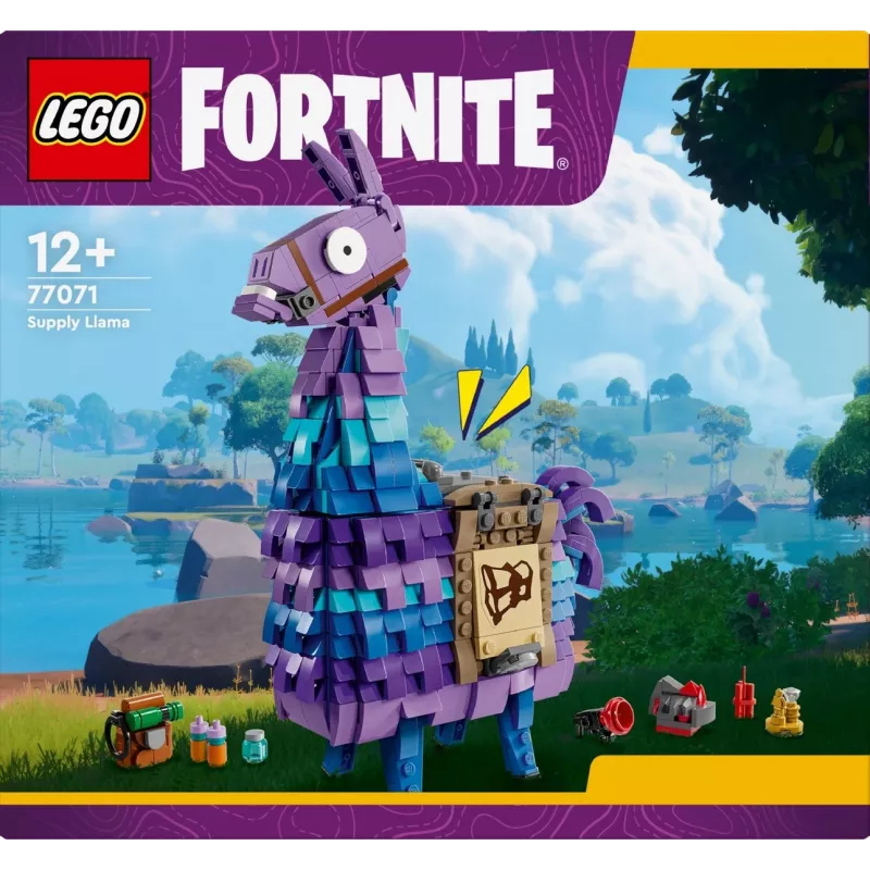 Juguete de almacenamiento LEGO 77071 Fortnite Lama Juguete de construcción – Unidad de almacenamiento y exposición LEGO
