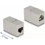 Adaptador RJ45 conector hembra a RJ45 conector hembra Cat.6A metal DeLOCK 87037