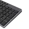 Teclado inalámbrico SBOX WK-131 US, diseño compacto de metal, distribución US