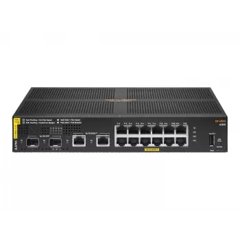 HPE Aruba Networking 6100 12G Class4 PoE 2G/2SFP+ 139W Managed L3 Gigabit Ethernet (10/100/1000) Power over Ethernet (PoE) 1U Negro