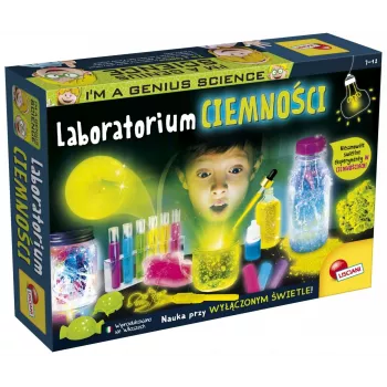 Set educativo Liscianigiochi Im A Genius El laboratorio de la oscuridad 304-PL83879 (caja de ciencias)