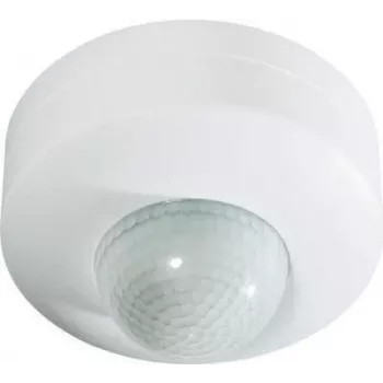 Detector de movimiento PIR Renkforce 1296308 360° relé blanco IP20, montaje en techo/pared