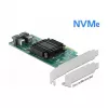 DeLOCK tarjeta PCI Express x8 a 2 x SFF-8643 internos NVMe formato low profile