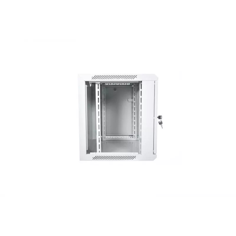 Armario de red Digitus DN-W19 09U/450/MD 9U montaje en pared gris claro
