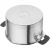 ZWILLING SIMPLIFY 66870-004-0 set de ollas acero inoxidable 4 pzas. plata negro