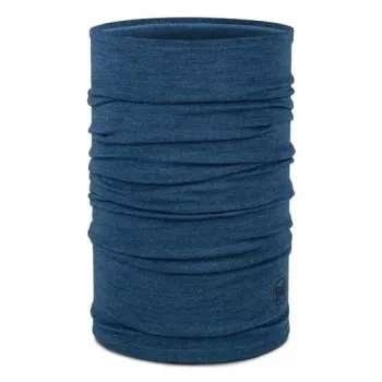 Braga de cuello multiusos Buff Merino Midweight azul