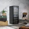 Caso | Smart Wine Cooler | WineExclusive 126 | Clase de eficiencia energética G | Vinoteca | De pie | Capacidad de botellas 126 botellas | Tecnología de refrigeración tecnología de compresor | Negro