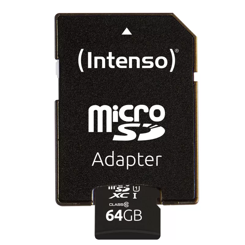 Tarjeta de memoria Intenso 64GB MicroSDXC UHS-I Class 10 3423490