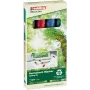 Rotulador permanente Edding 22 EcoLine Punta biselada Negro Azul Verde Rojo