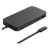 Microsoft Surface USB4 Dock con cable negro conectividad USB4 1000 Mbit/s