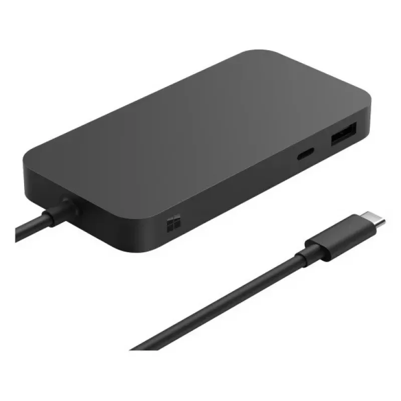 Microsoft Surface USB4 Dock con cable negro conectividad USB4 1000 Mbit/s