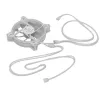 Ventilador de caja 120mm MODECOM VOLCANO APEX 120 ARGB blanco — ventilador ARGB 120mm